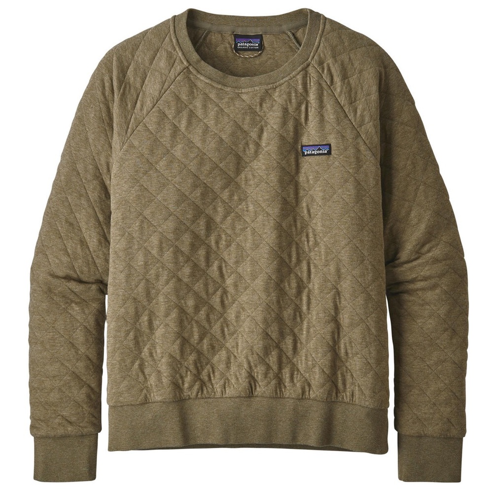 Patagonia Women’s Organic Cotton Quilt Crew Sweater Sz. XS